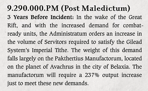 Manufactorum Communication 1