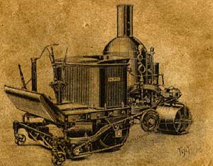Steam Powered Lawnmower