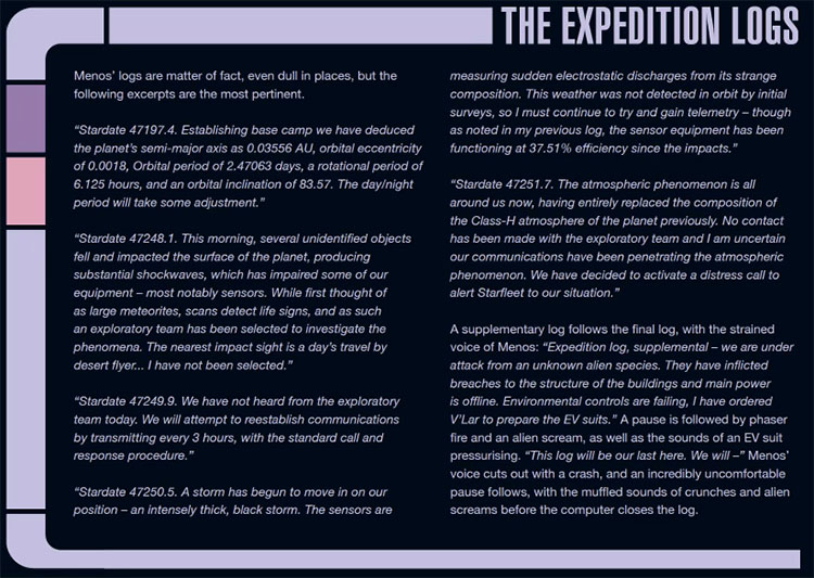 Trax Epsilon Expedition Logs